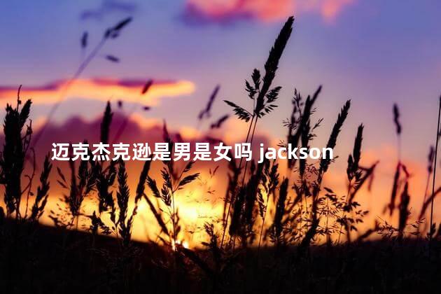 迈克杰克逊是男是女吗 jackson是男是女